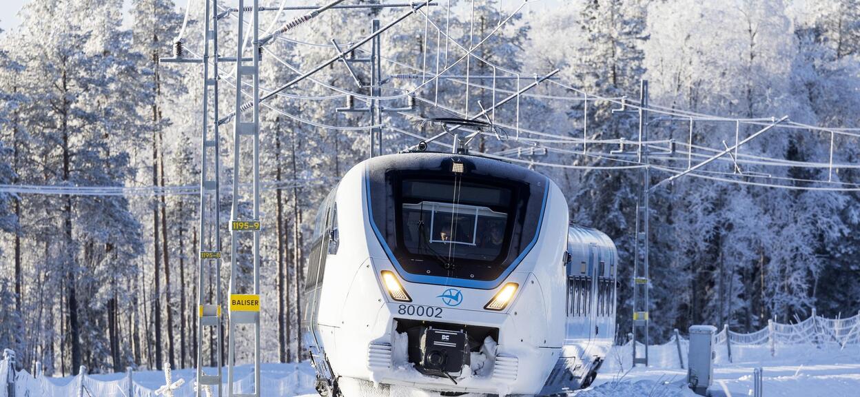 Avelia Stream Nordic X80 in winter conditions in Sweden