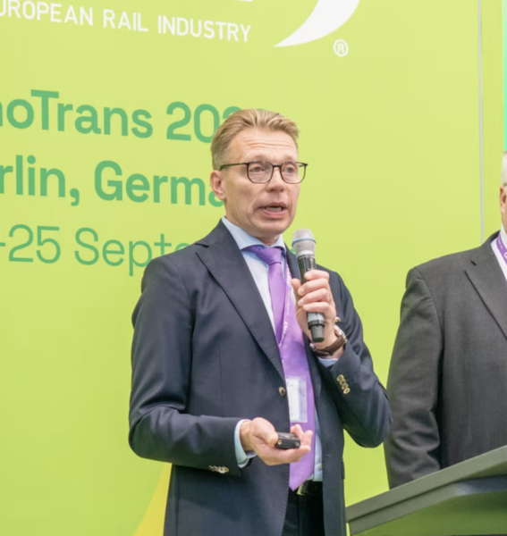 Jari Pylvänen, Business Unit Director of Rail at Mipro