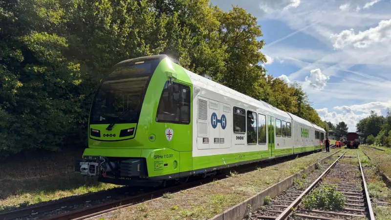 Stadler's hydrogen powered train